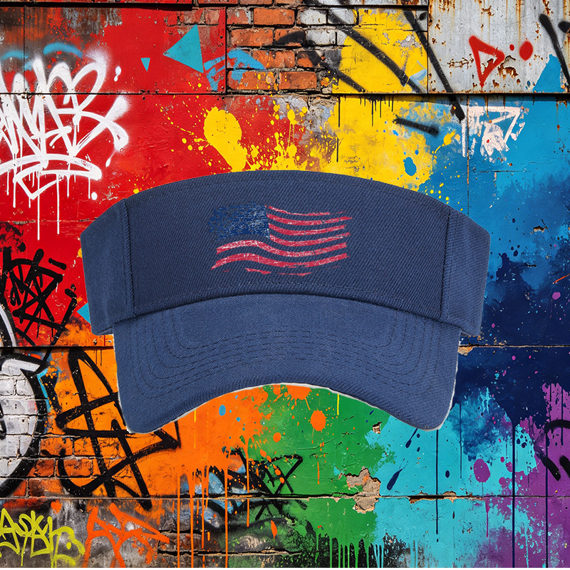 Unisex Classic Mesh Back Hat with Distressed American Flag Print - Breathable Sun Protection Cap for Outdoor Activities, Perfect for Adults Seeking Patriotic Style in Summer, Camping, Fishing, and Casual Wear