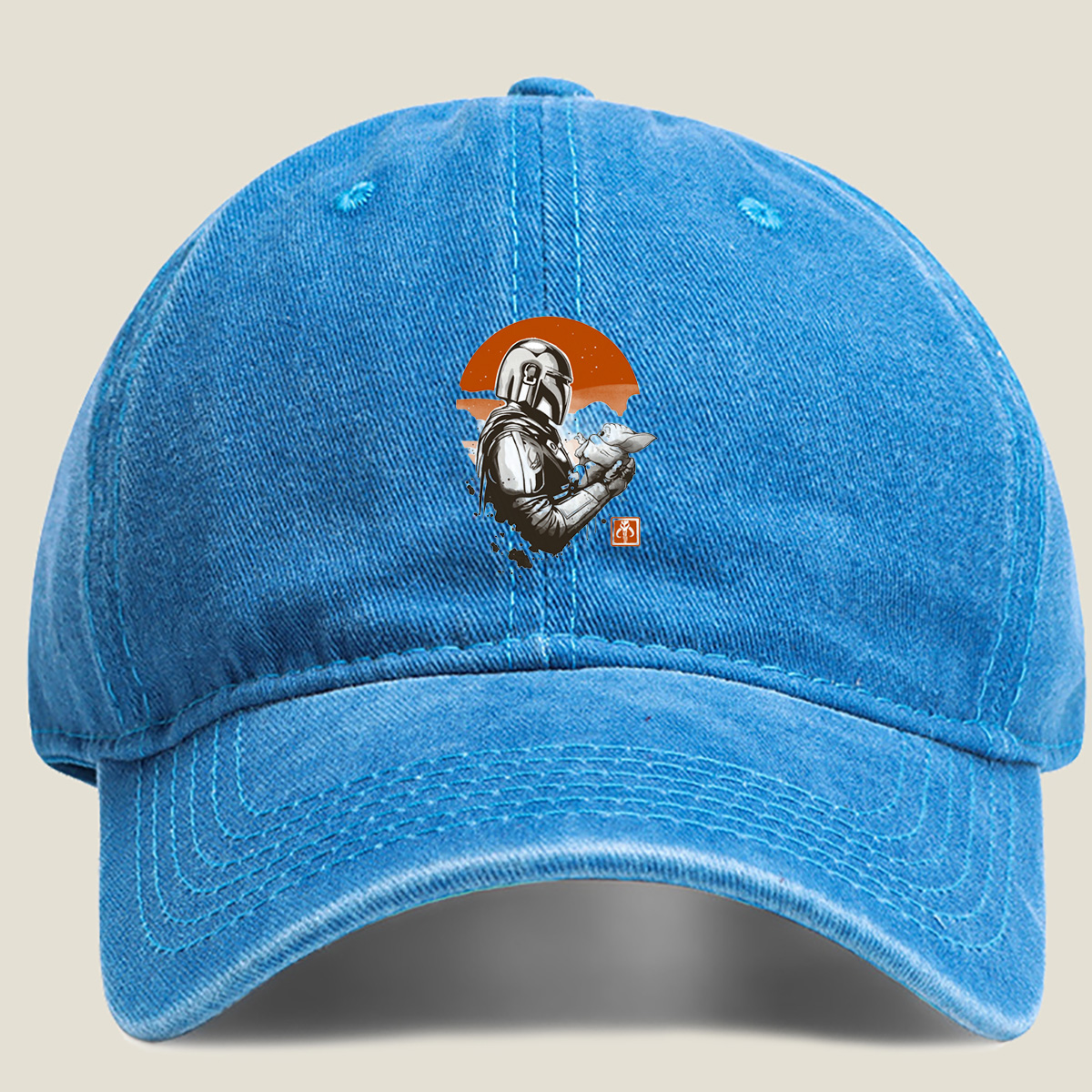 The Mandalorian and Grogu Under the Sunset - Hat