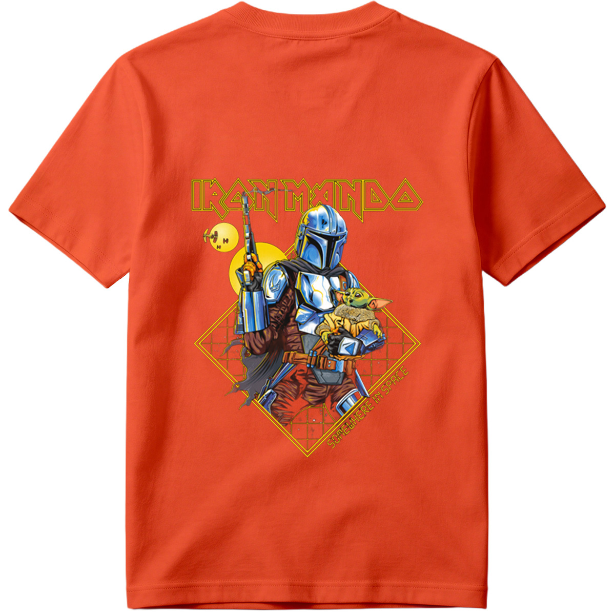 Iron Mando: The Mandalorian and Grogu in Space - Tee