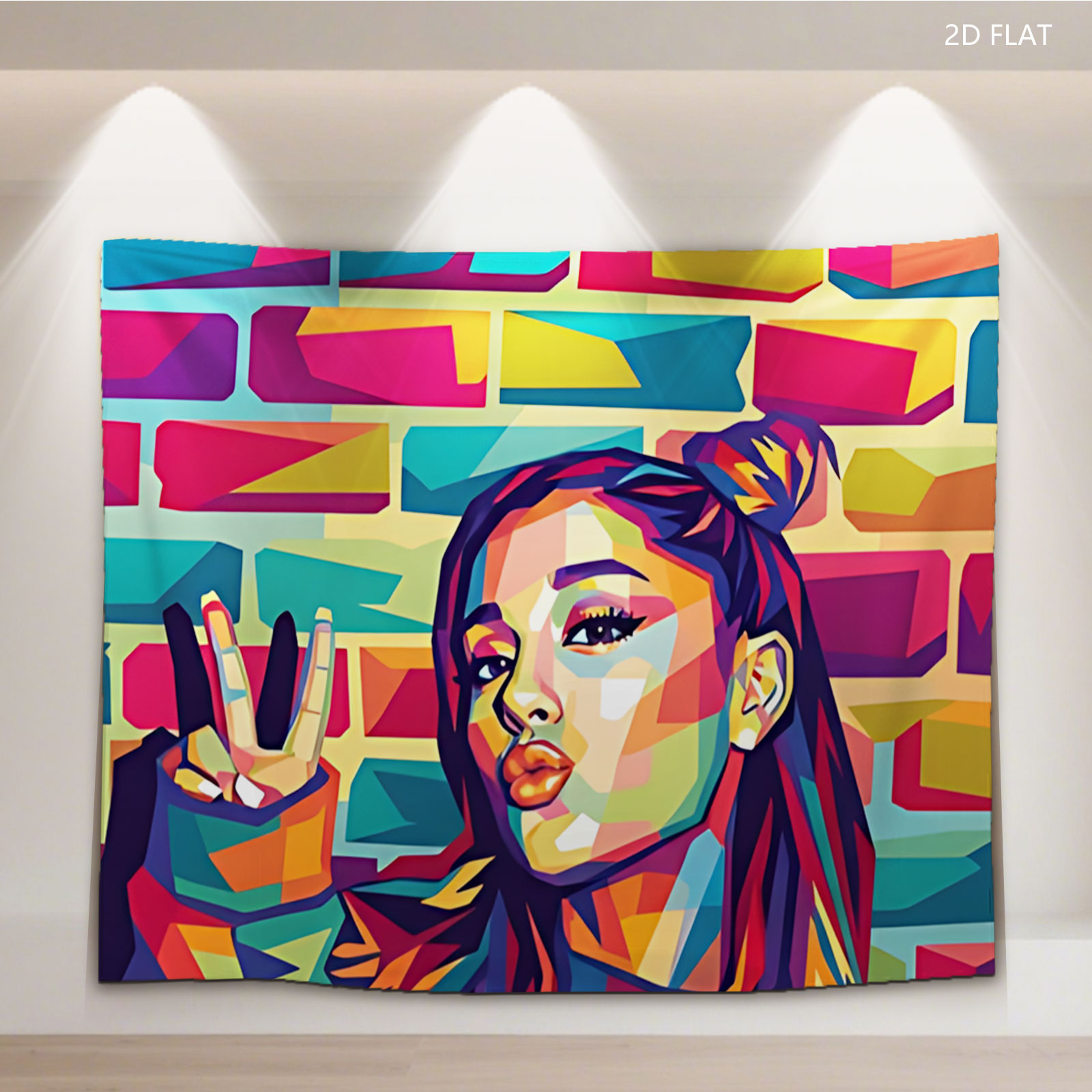Ariana Grande Pop Art Portrait - Tapestry