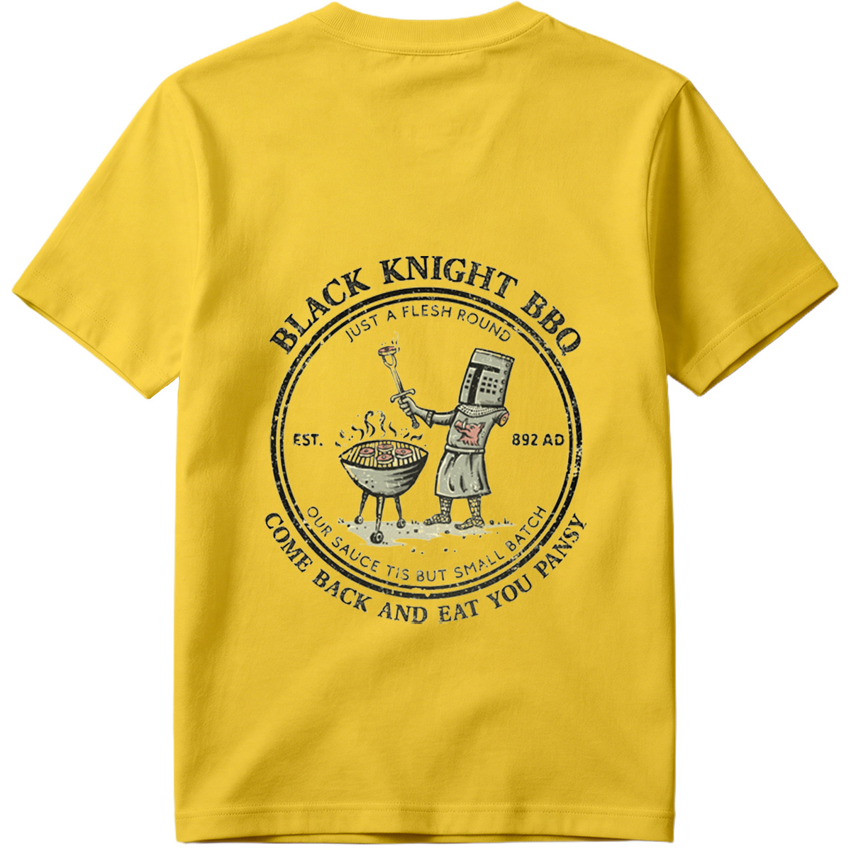 Black Knight BBQ: Just a Flesh Round - Tee