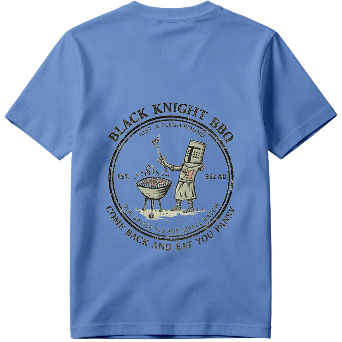 Black Knight BBQ: Just a Flesh Round - Tee