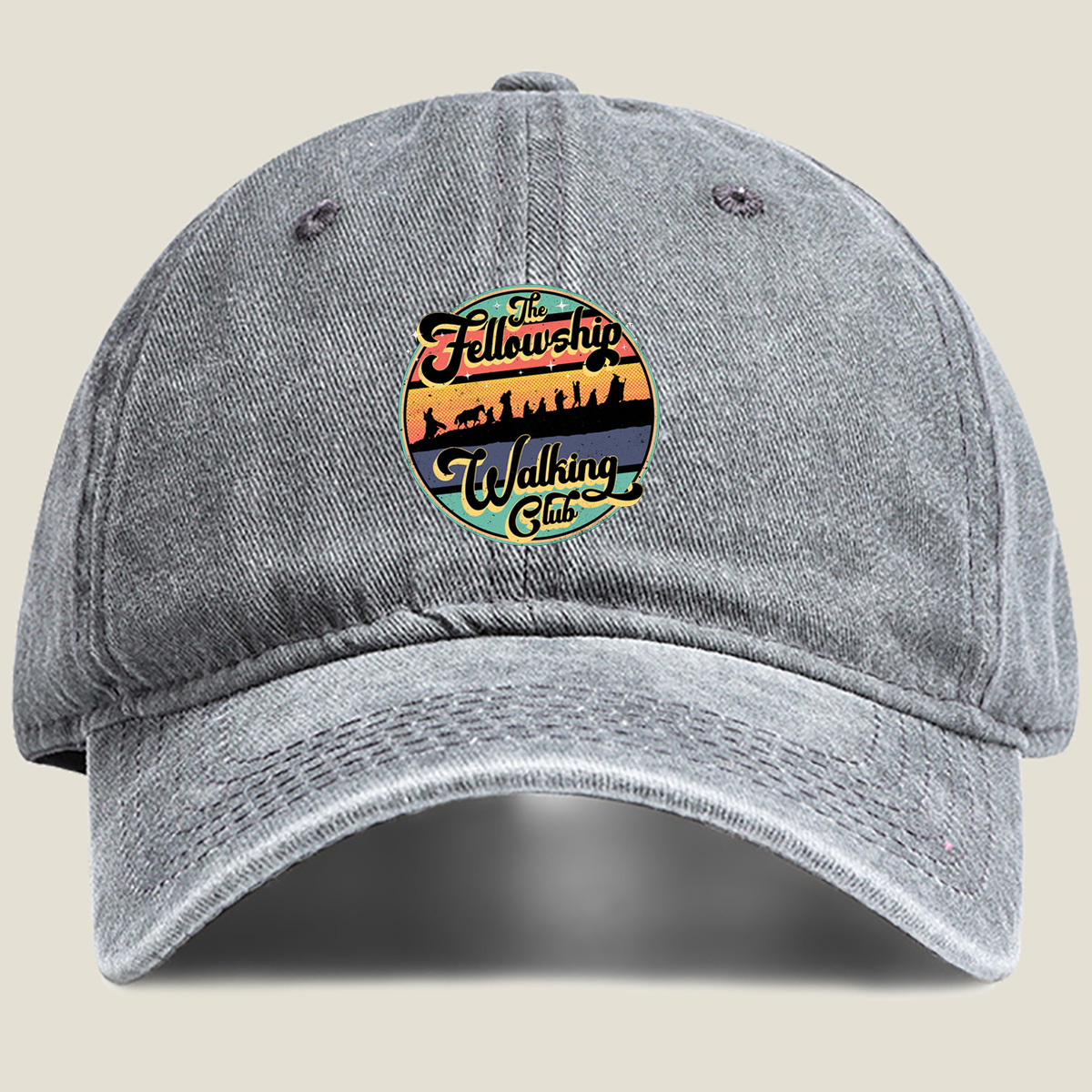 The Fellowship Walking Club - Washed Denim - Baseball Cap