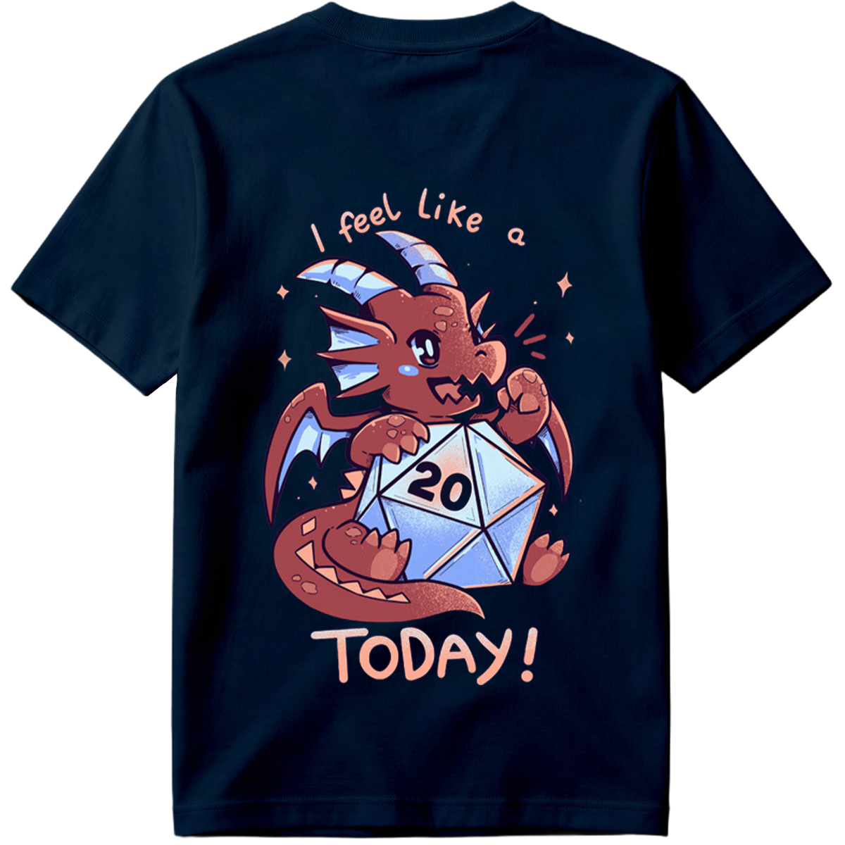 Dragon with D20 Dice - 