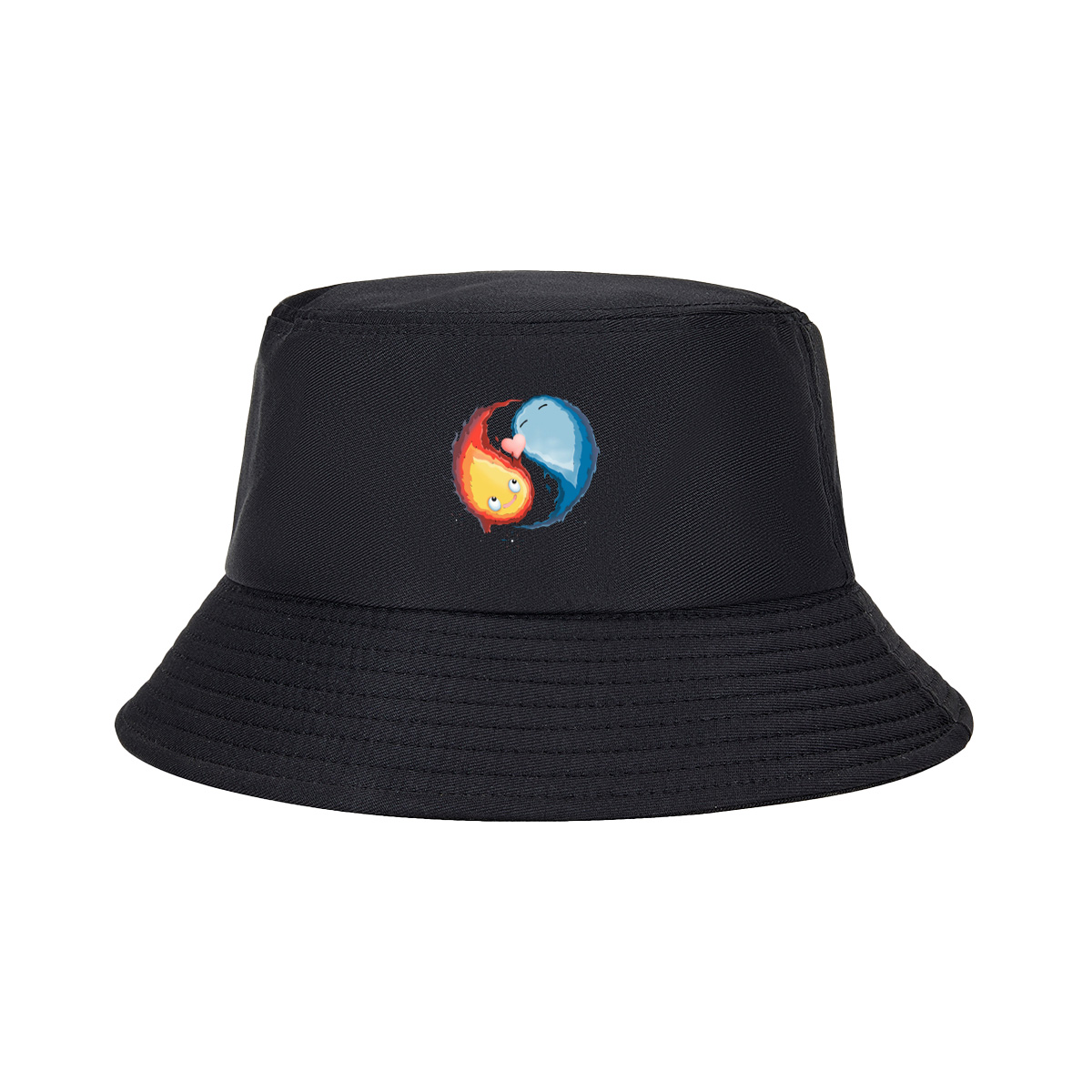 Yin Yang Fire and Ice Characters in Space - Fisherman's Hat