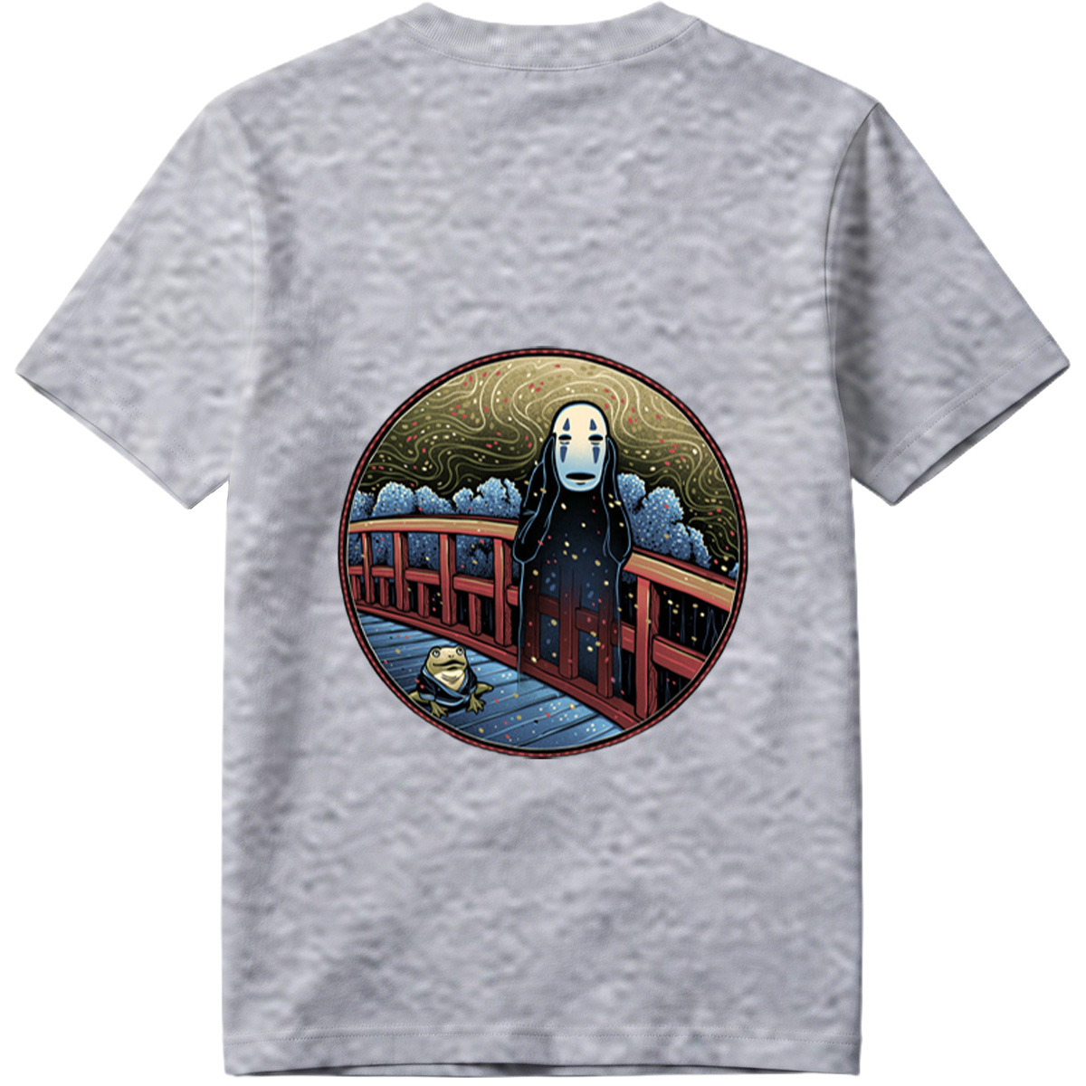 Spirited Away: No-Face and Frog on Bridge - Tee