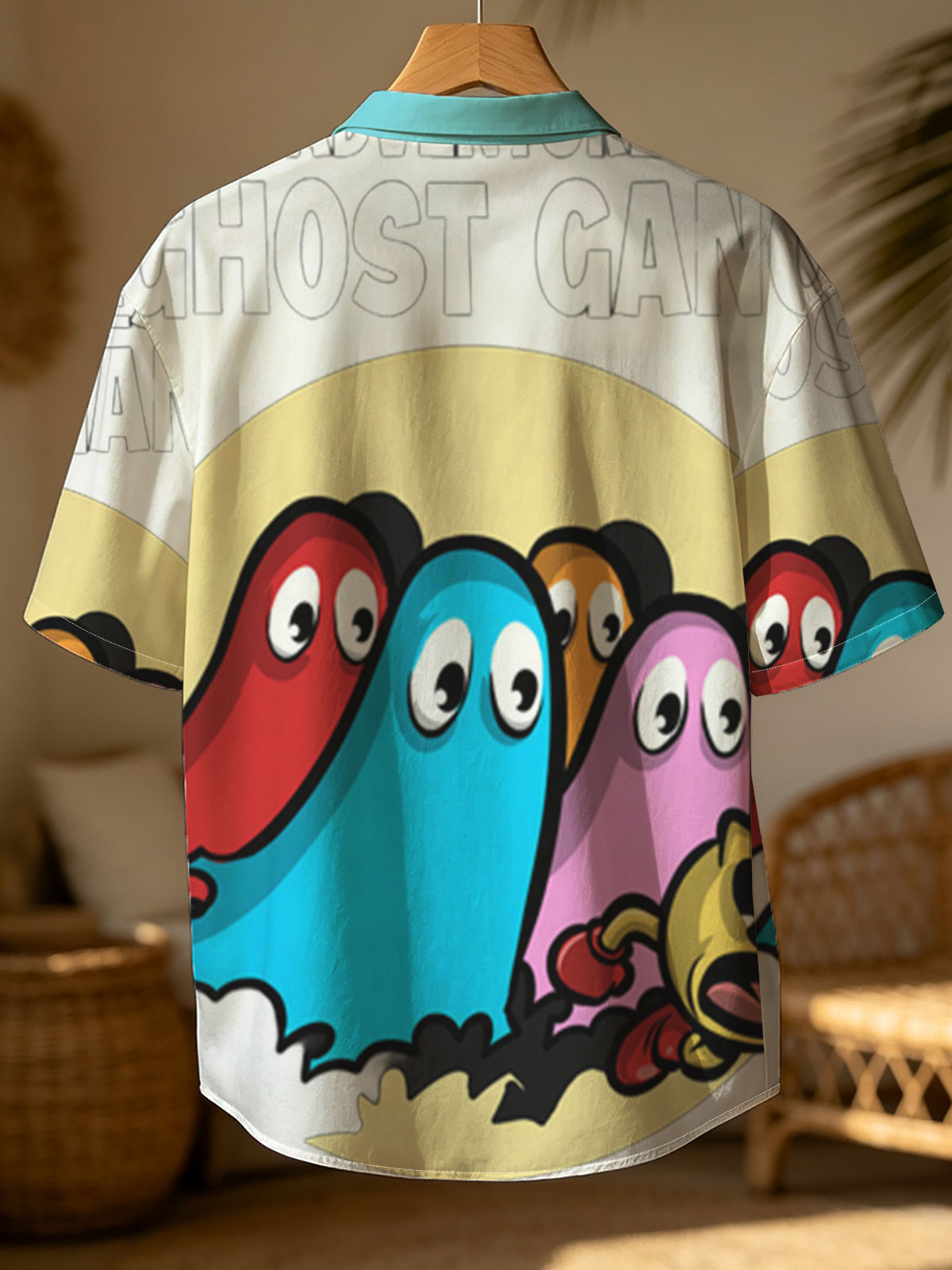 The Adventures of Ghost Gang: Pac-Man and Colorful Ghosts in Action -  Shirt