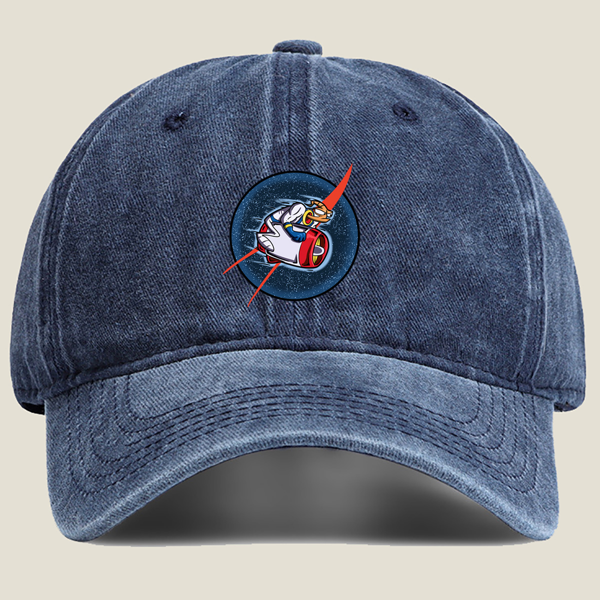 Duck Dodgers in Space - Washed Denim - Baseball Cap