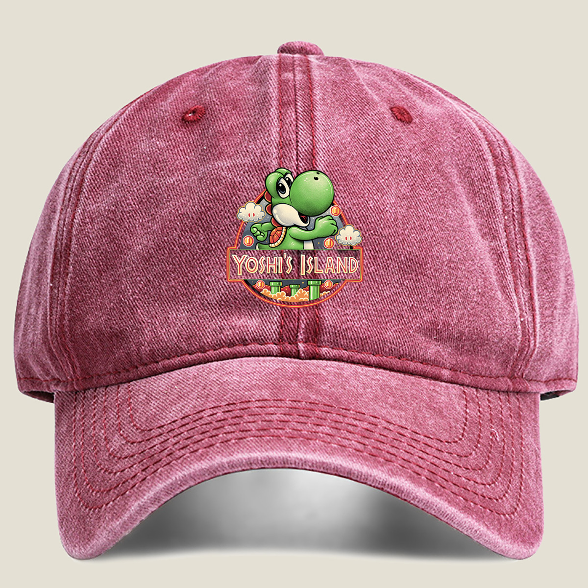 Yoshi's Island: Yoshi and Friends Adventure - Washed Denim - Baseball Cap