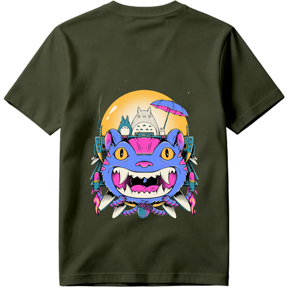 Totoro and the Cosmic Cat - Tee