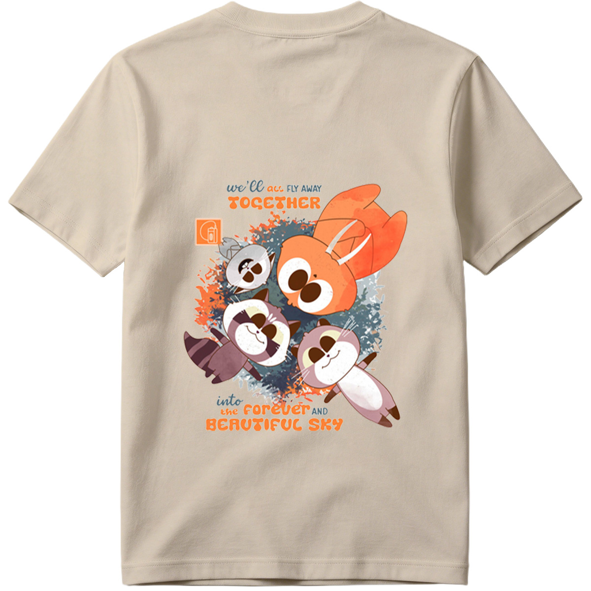 Kiff and Friends Fly Together Into the Forever Beautiful Sky - Tee