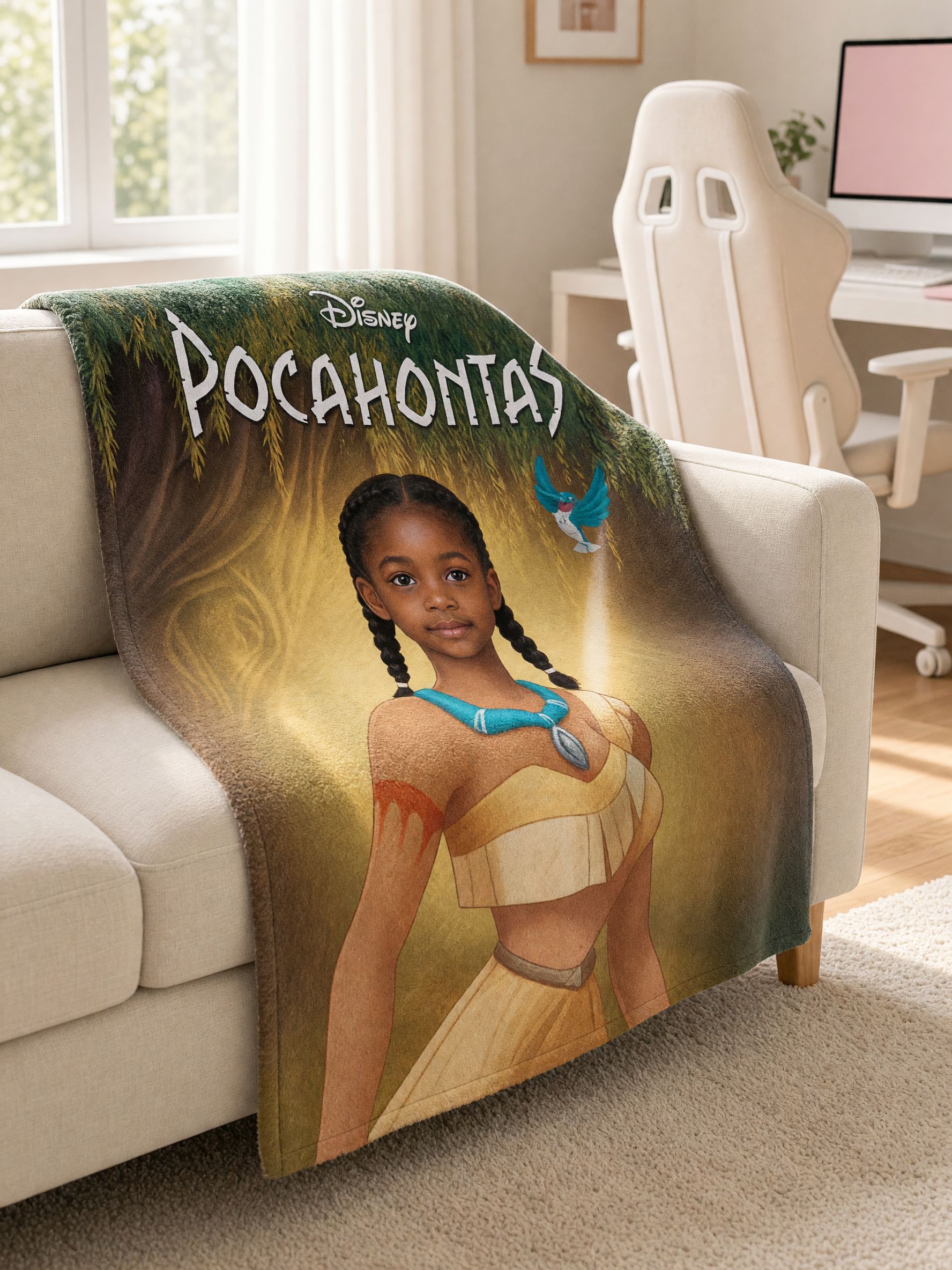 Personalized Photo Face Flannel Blanket, Custom Portrait Fleece Throw for Bed Couch, Ideal Cozy Keepsake Gift
