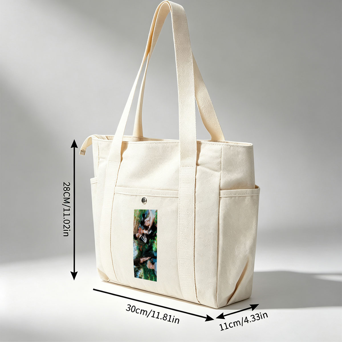 TXT Members Lying on Grass in Nature Scene - Multi-pocket bags