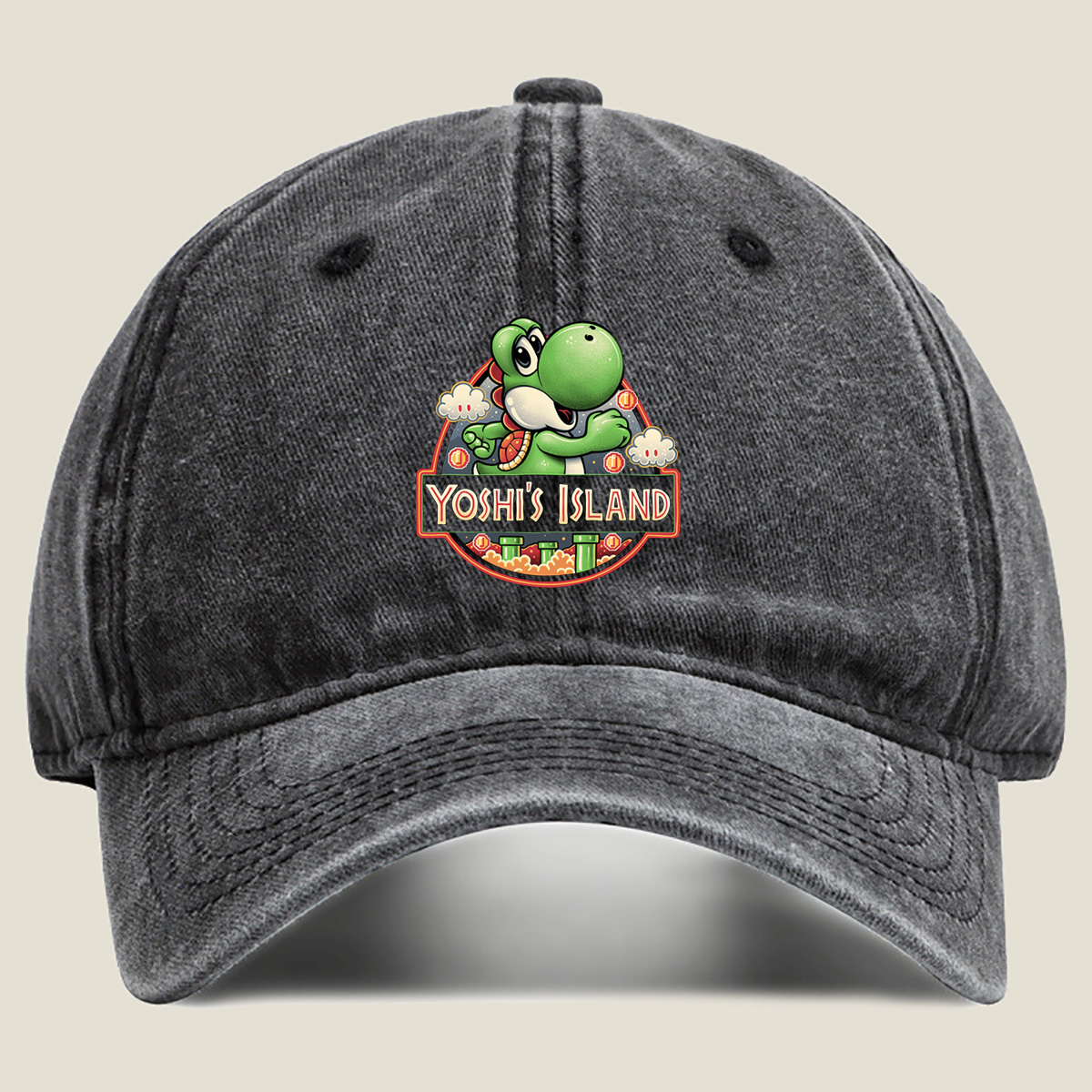 Yoshi's Island: Yoshi and Friends Adventure - Washed Denim - Baseball Cap