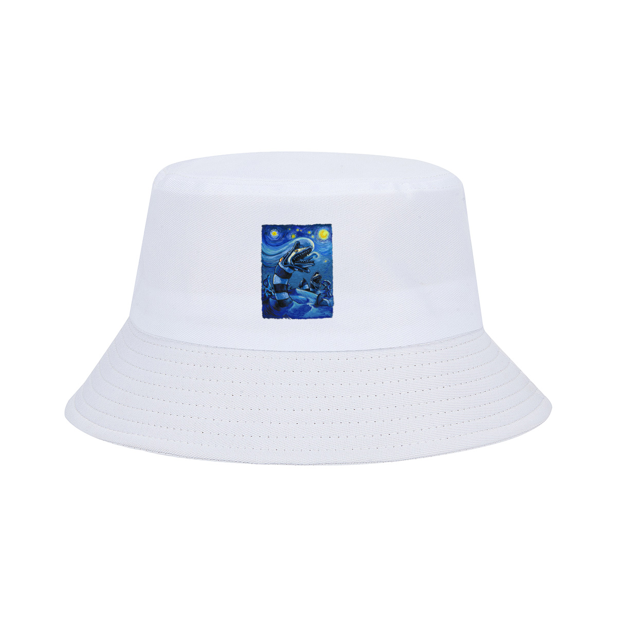 Starry Night with Sea Monsters - Fisherman's Hat