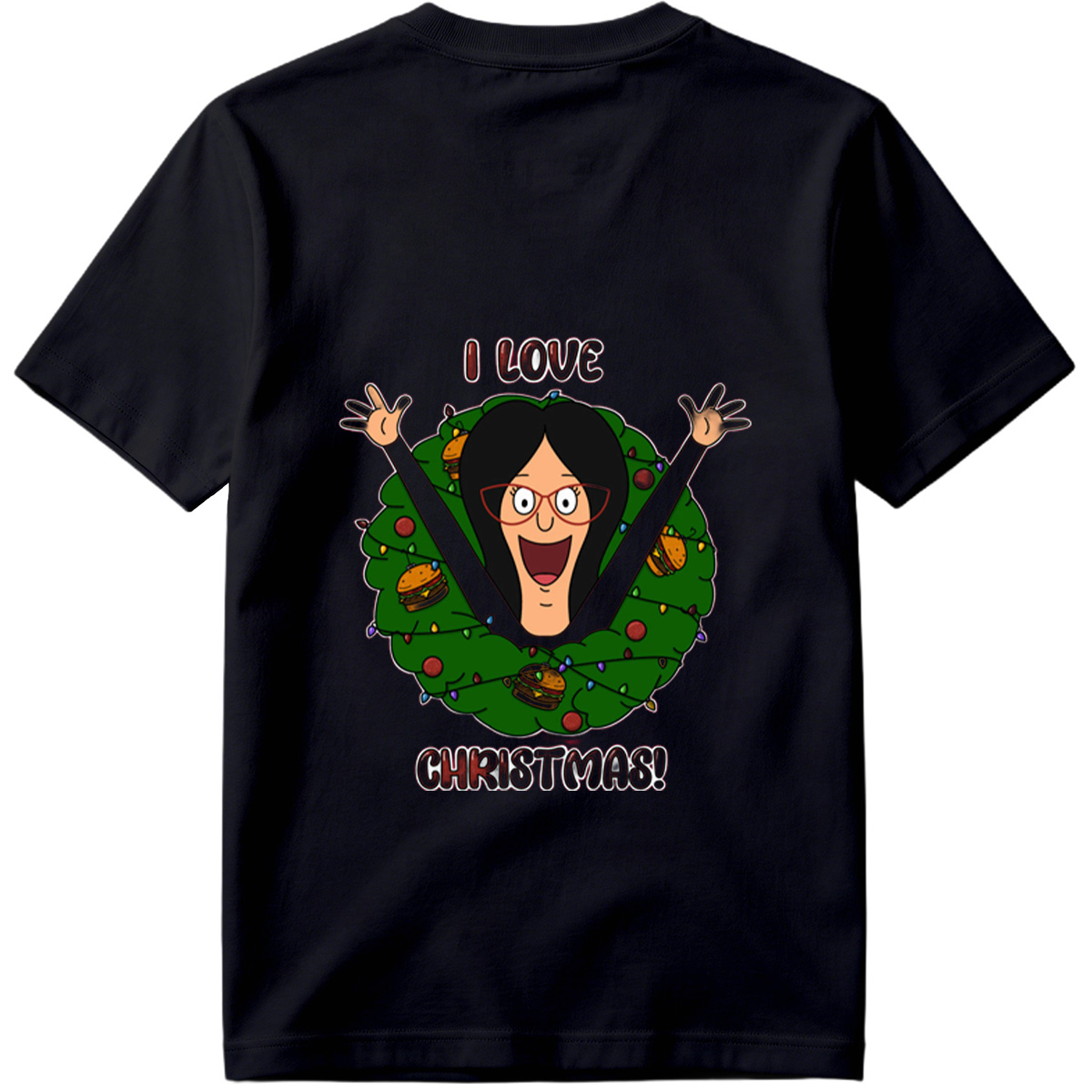 I Love Christmas - Morticia Addams Style - Tee