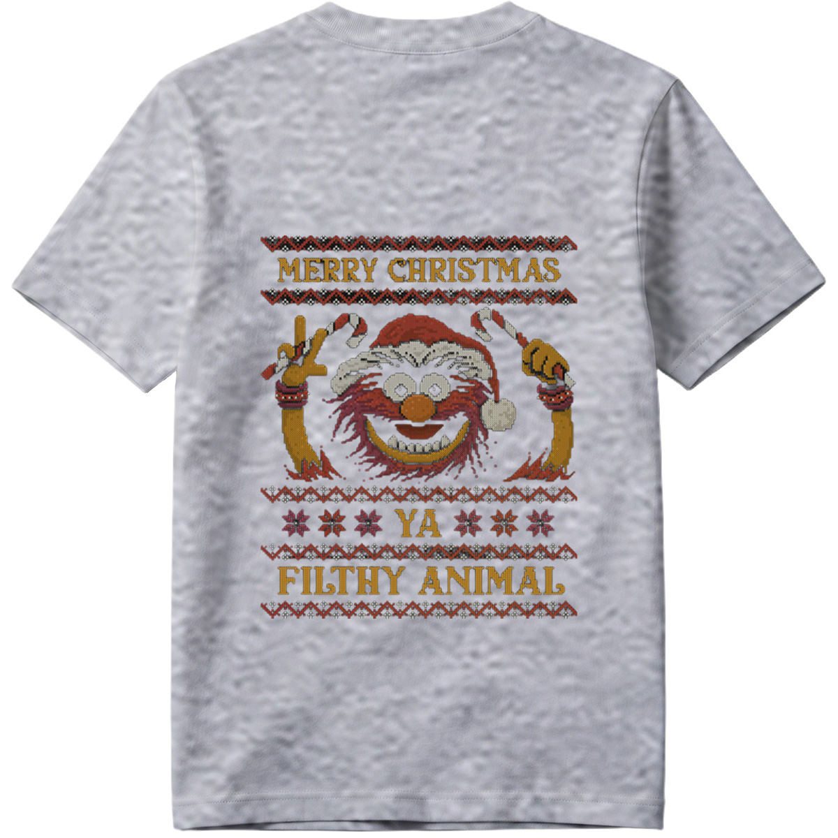 Muppets Animal Christmas Sweater Design - Tee