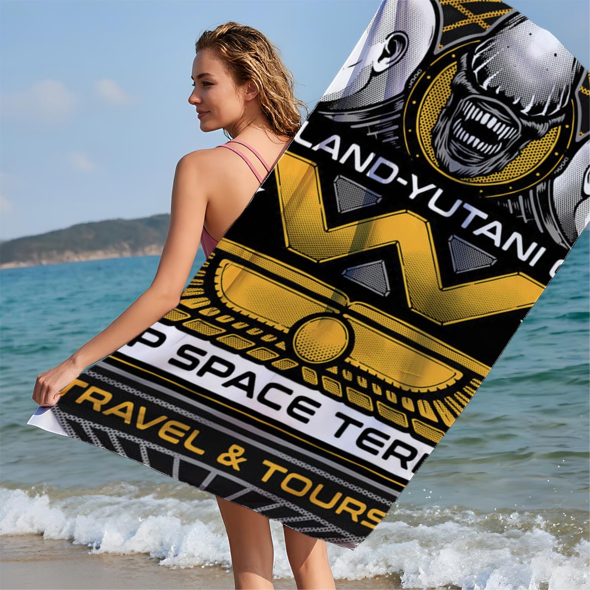 Weyland-Yutani Corp: Deep Space Terror - Travel & Tours - Beach towels