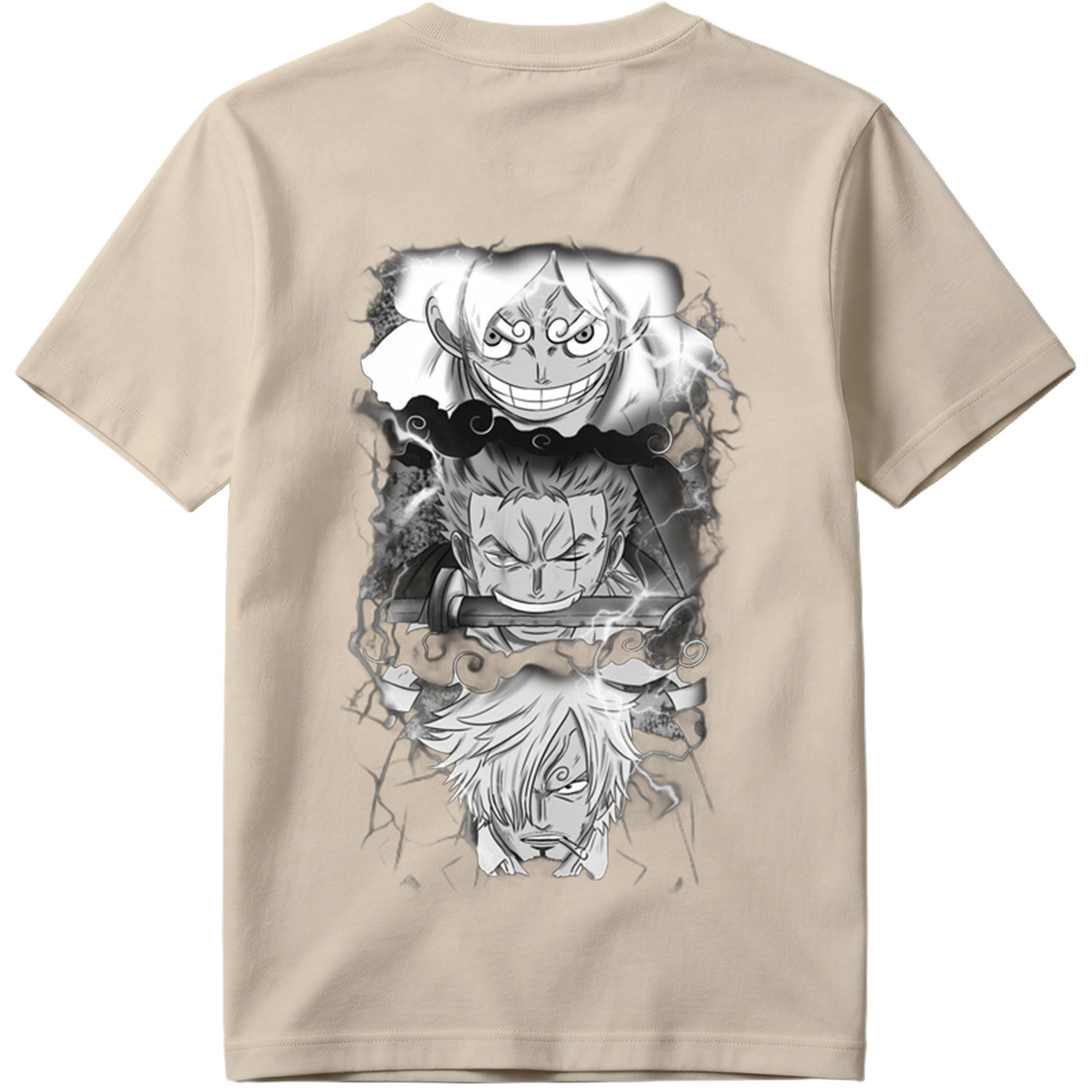 One Piece: Crocodile, Zoro, and Sanji - Tee