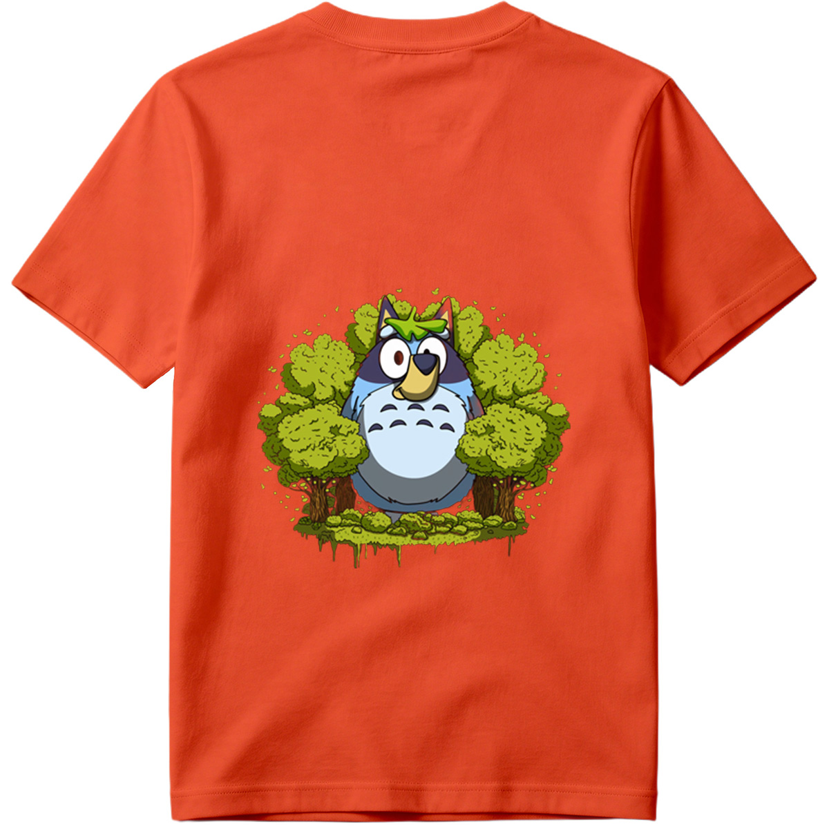 Totoro and Bluey in the Forest - Tee