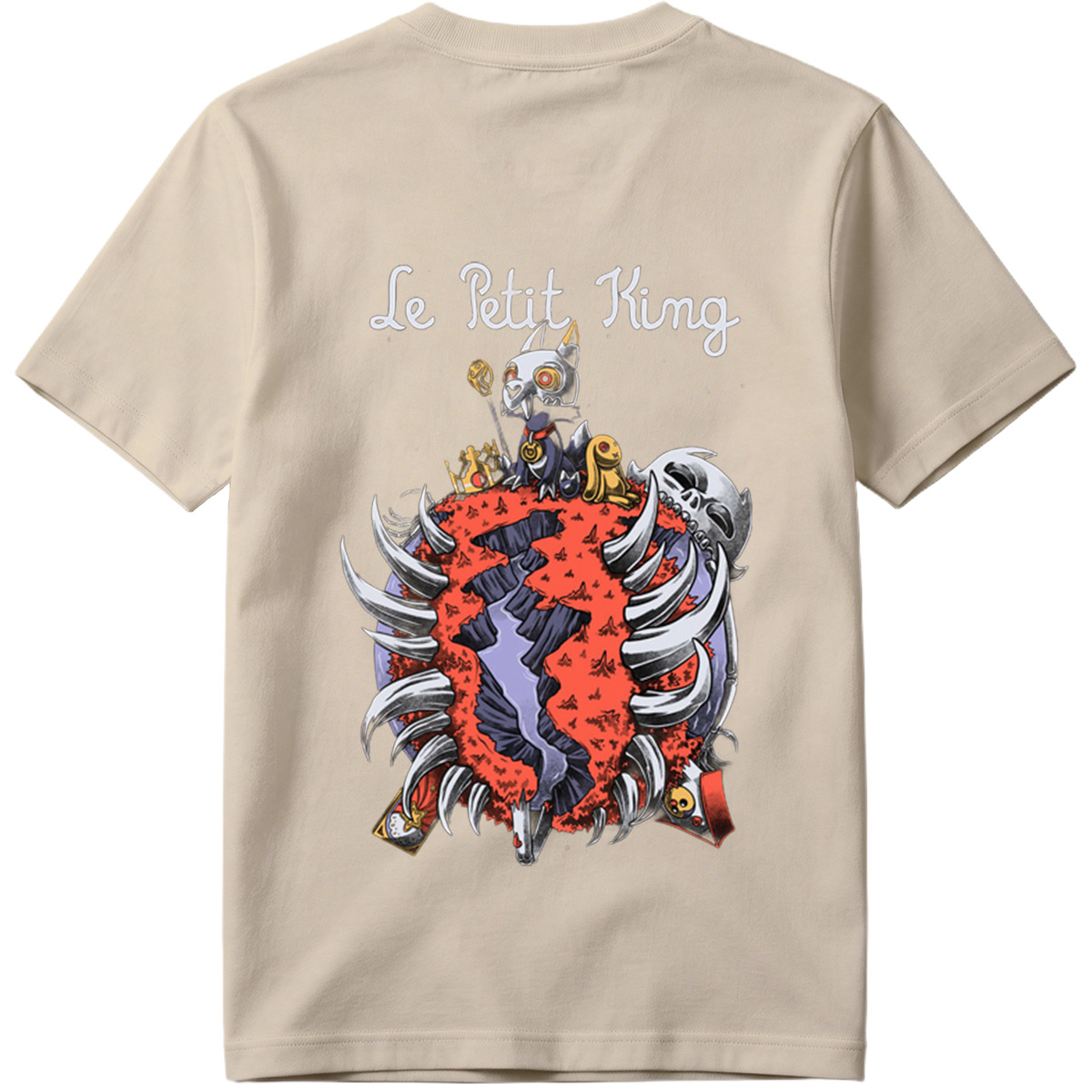 Le Petit King: The Skeletal Cat King and His Kingdom - Tee