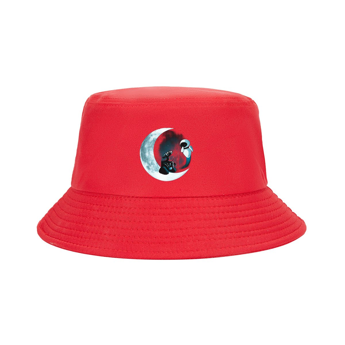 WALL-E and EVE on the Moon - Fisherman's Hat