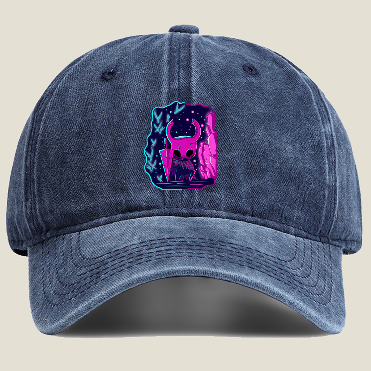 Hollow Knight: Void Heart - Washed Denim - Baseball Cap