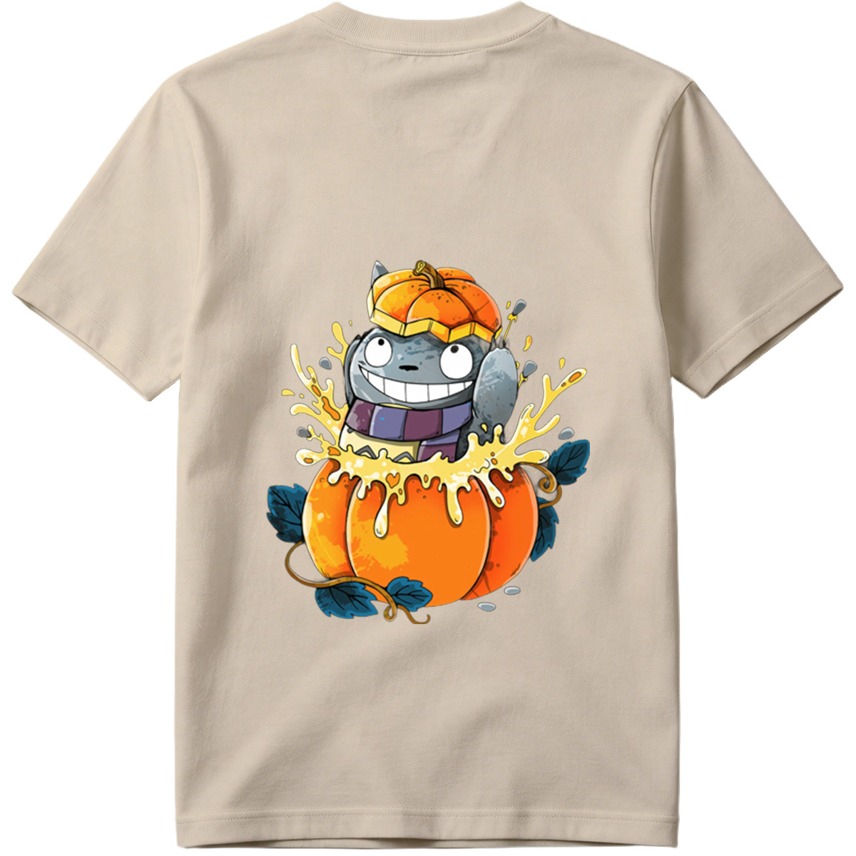Pumpkin Cat in a Jack-o'-Lantern - Tee