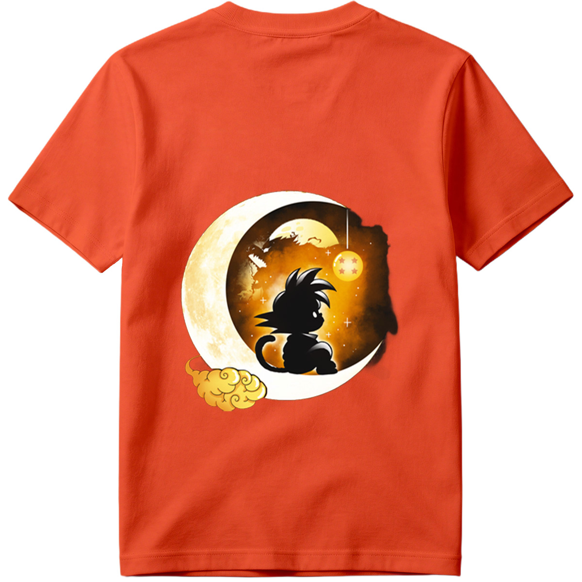 Dragon Ball: Goku and Moon with Dragon Ball - Tee