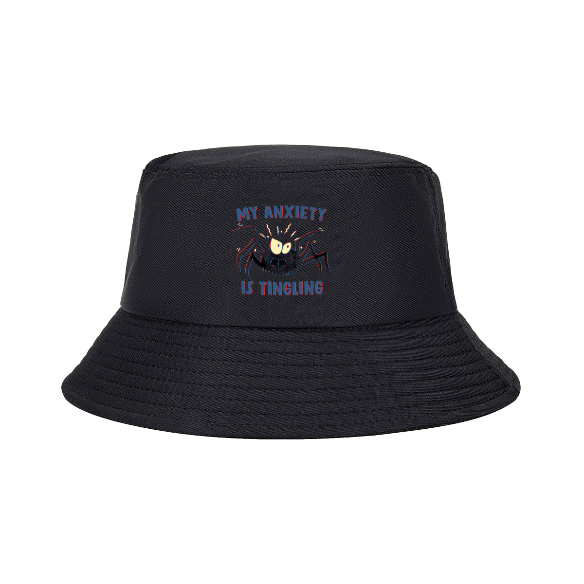 My Anxiety Is Tingling - Spider Design - Fisherman's Hat