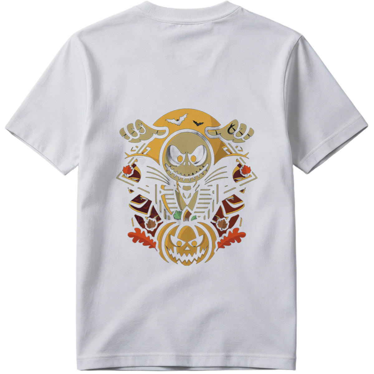 Jack Skellington and Pumpkin King Halloween Design - Tee