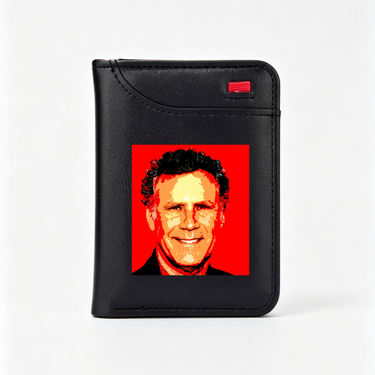 Will Ferrell Pop Art Portrait - Vertical Style Wallet