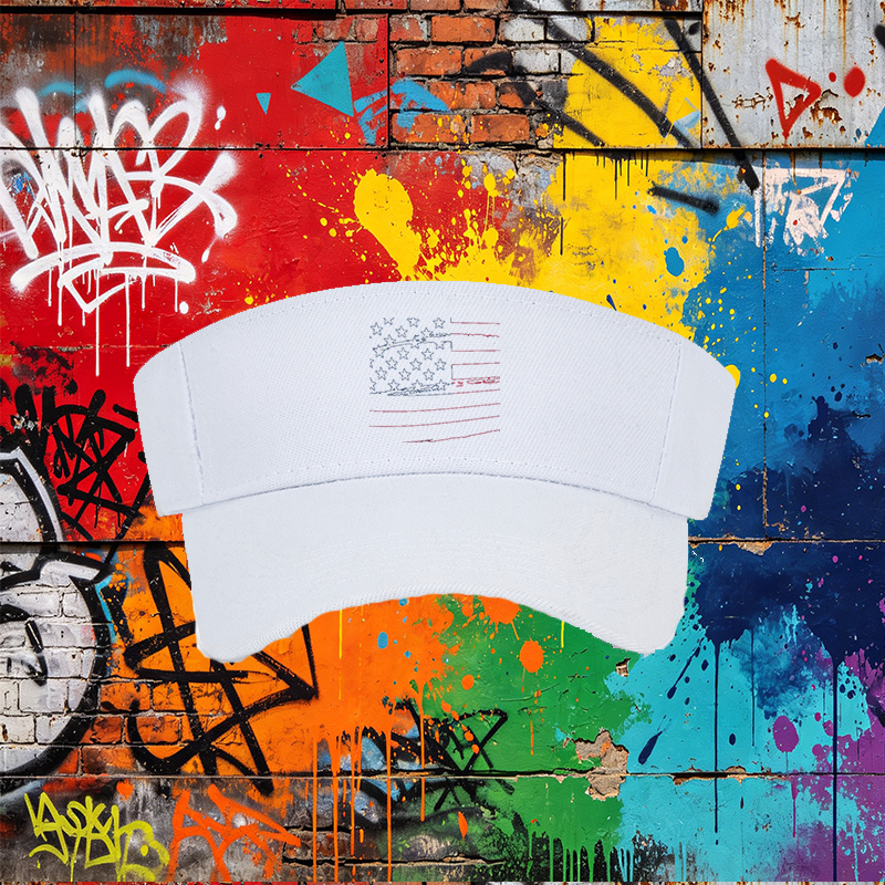 Unisex Classic Mesh Cap with USA Flag Neon Print Design - Lightweight Breathable Sun Hat for Outdoor Activities, Perfect for Men and Women Who Love Patriotic Style and Casual Wear