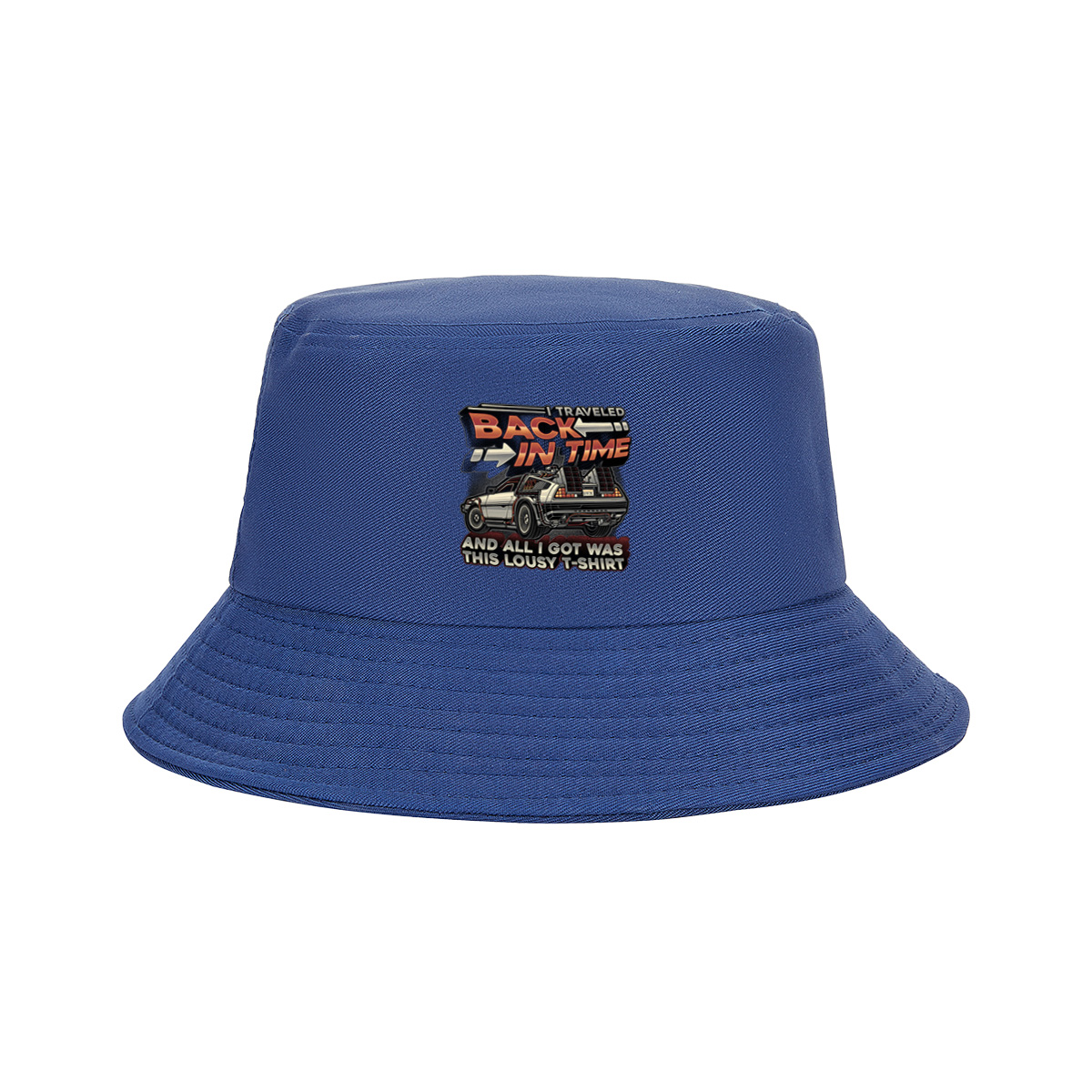 Back to the Future - DeLorean Time Machine T-Shirt - Fisherman's Hat