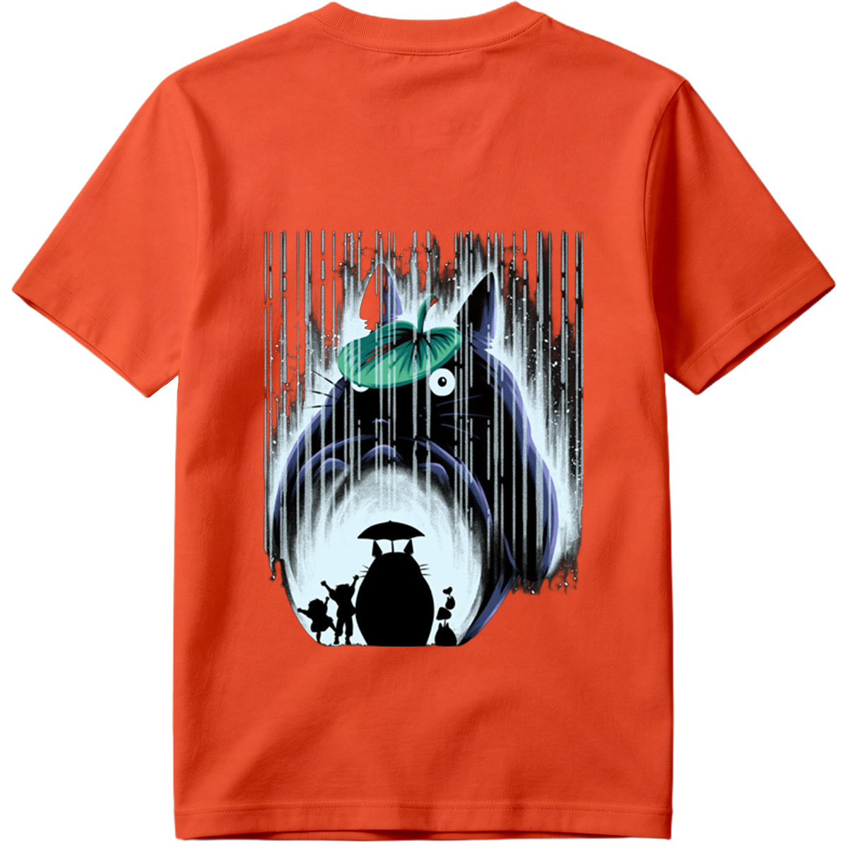 Totoro and Friends in the Rain - Tee