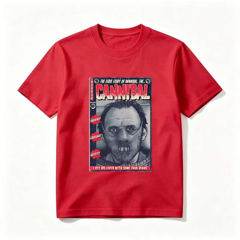 Hannibal Lecter Horror Comic Cover: 
