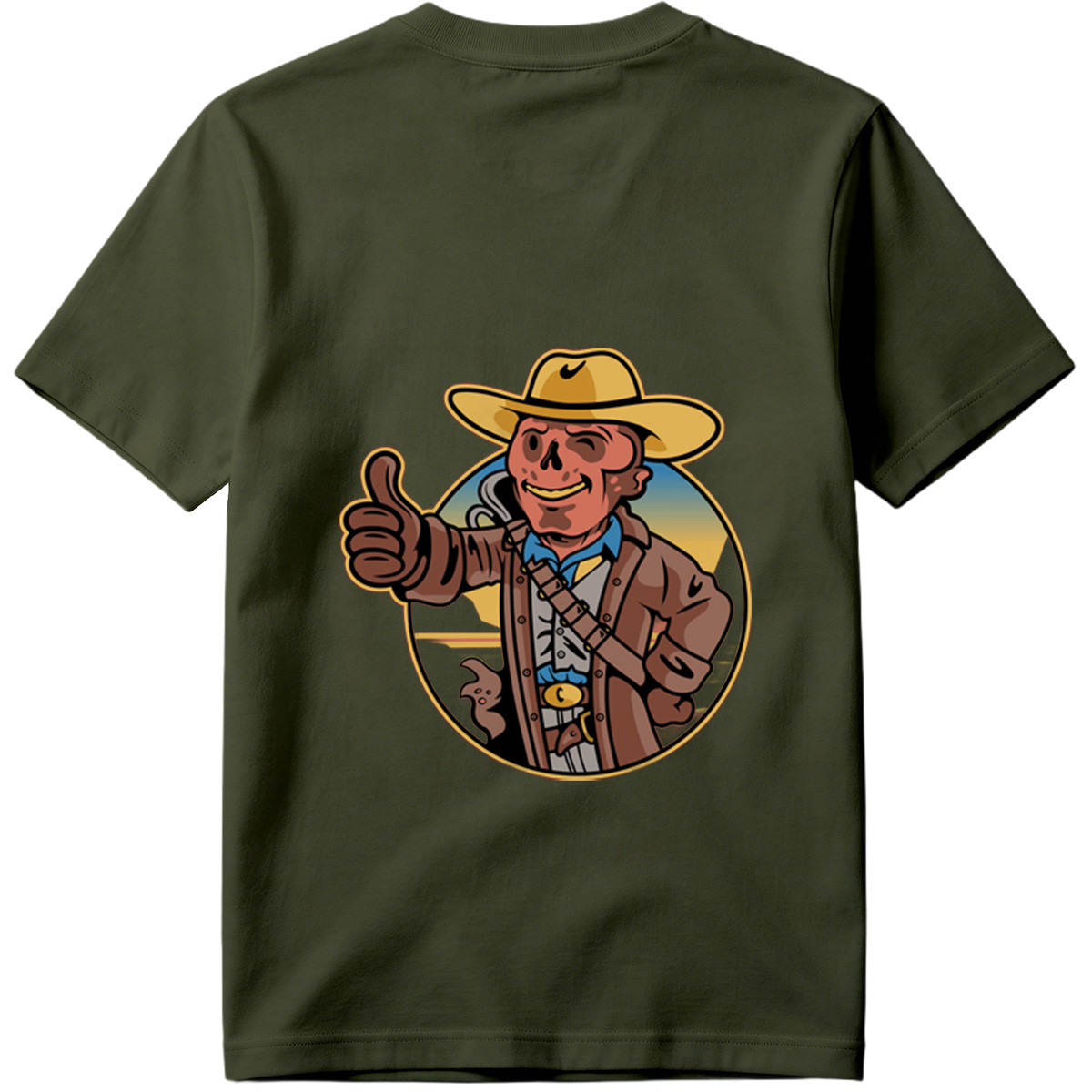 Cowboy Skeleton Thumbs Up - Tee