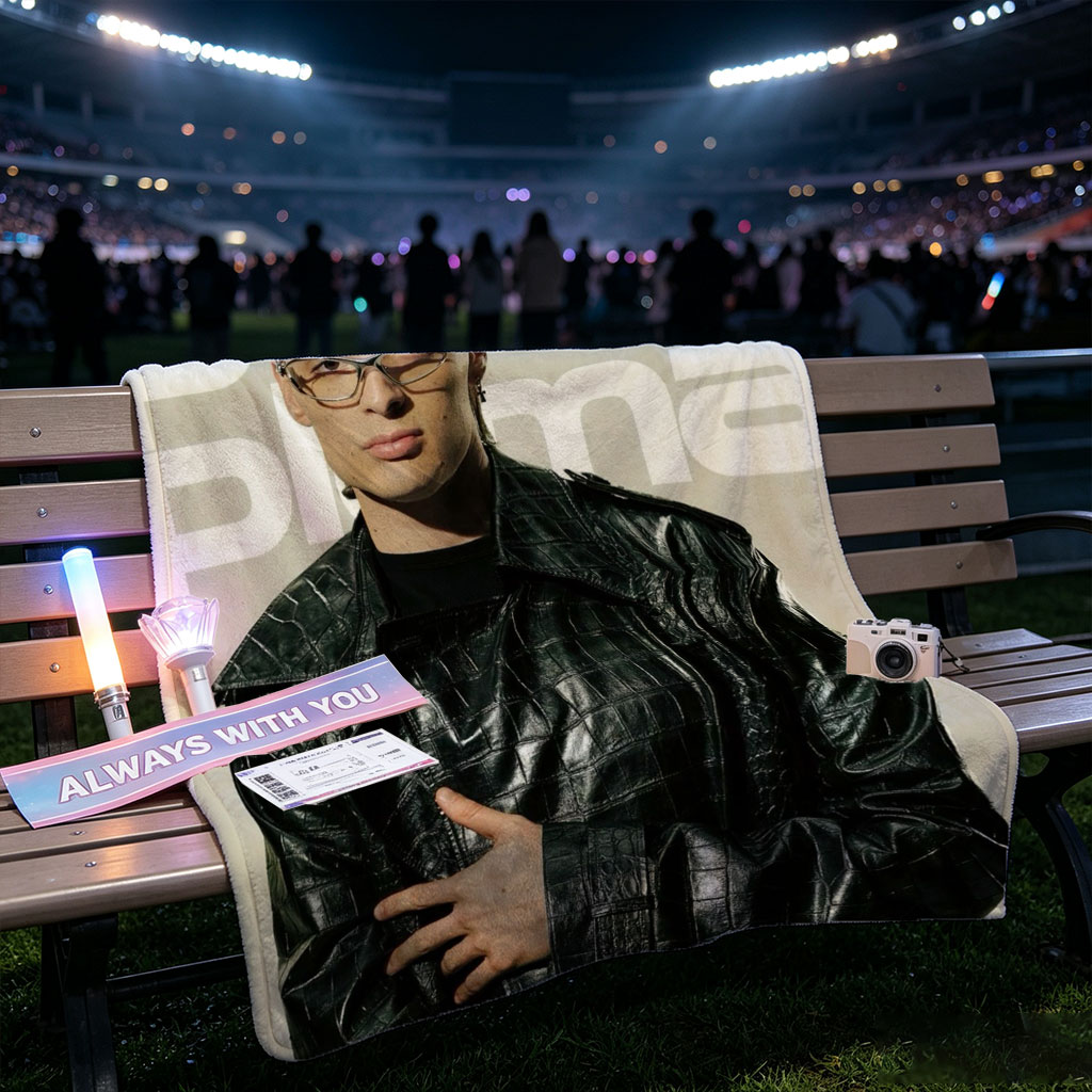 Polo G in a Bold Leather Look – Fashion Portrait with Statement Glasses - Blankets