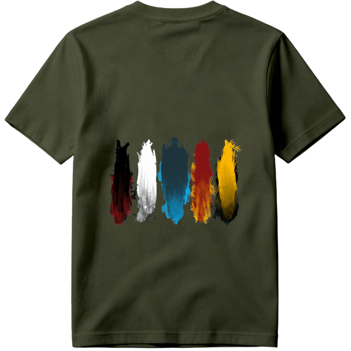 The Five Elements: Fire, Water, Earth, Air, and Spirit - Tee