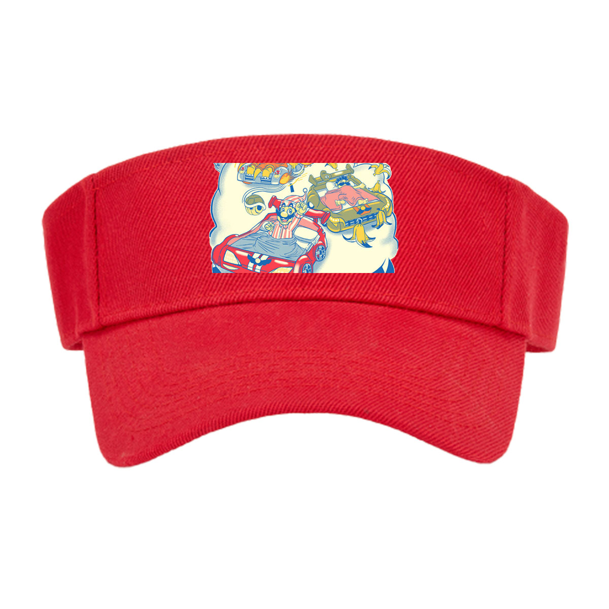 Mario Kart Dream Race: Mario, Bowser, and Koopa Troopa in a Cloudy Sky Sprint -  Visor cap