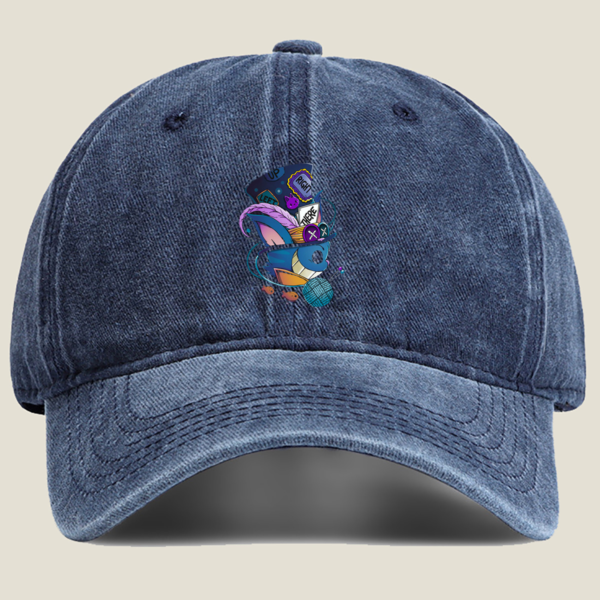 Sonic the Hedgehog: Knuckles' Adventure - Washed Denim - Baseball Cap