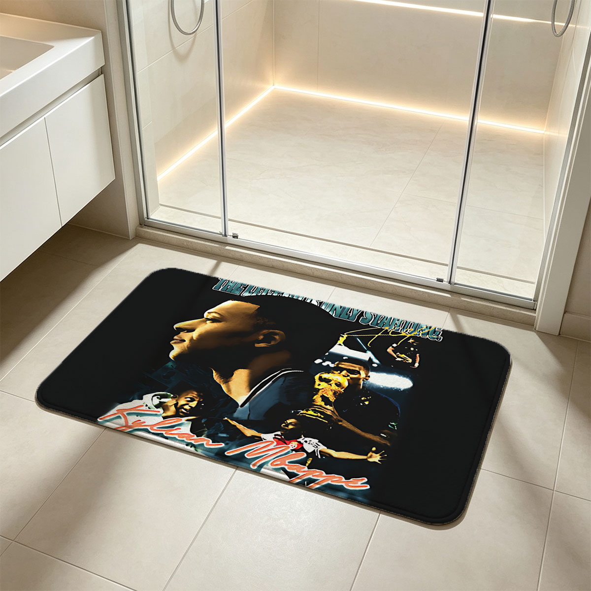 Kylian Mbappe: The Legend is Only Starting - Flannel floor mat