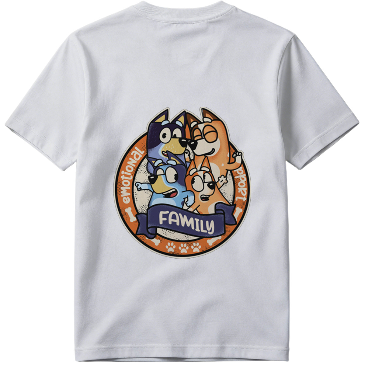 Bluey Family Emotional Support - Tee