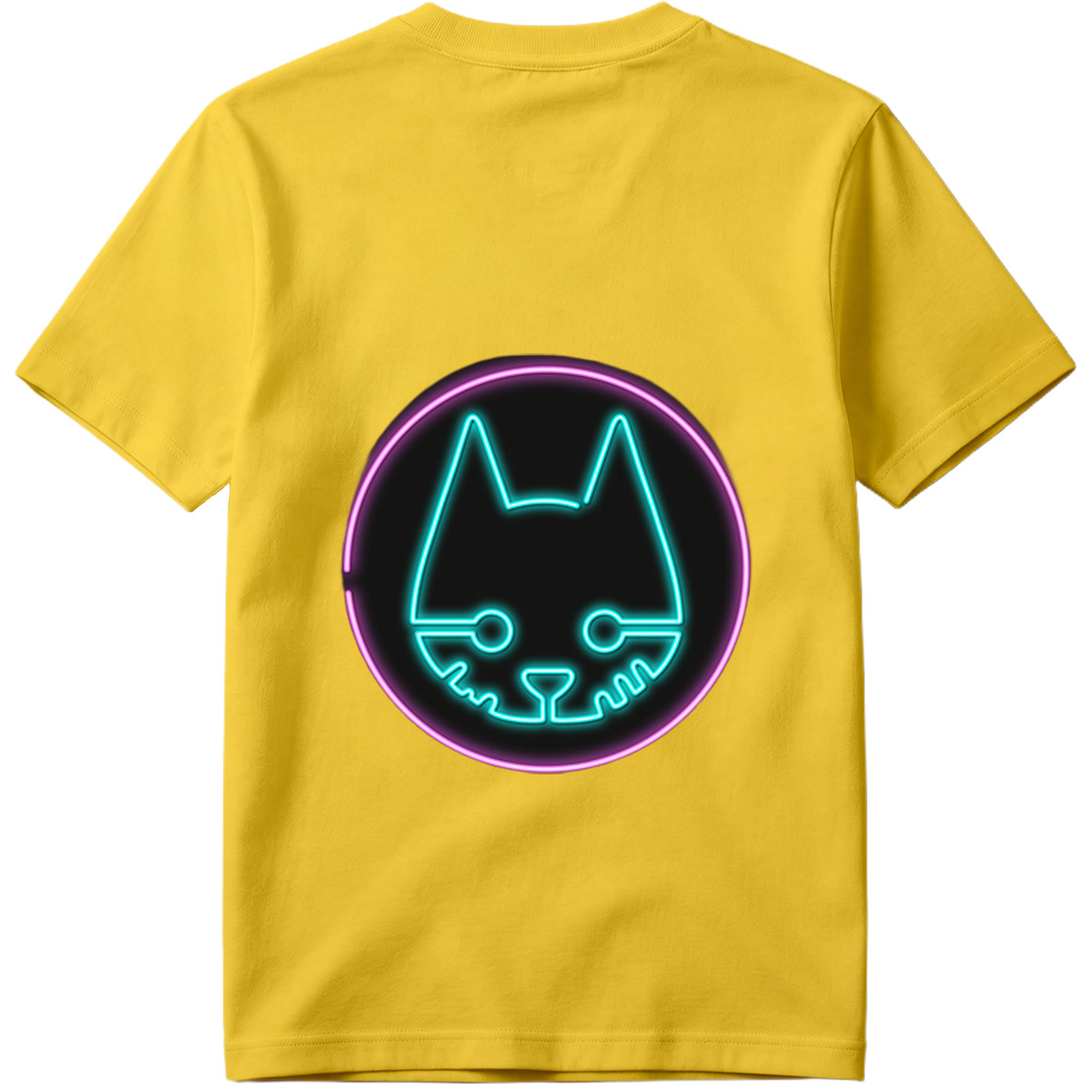 Neon Cat Logo - Tee