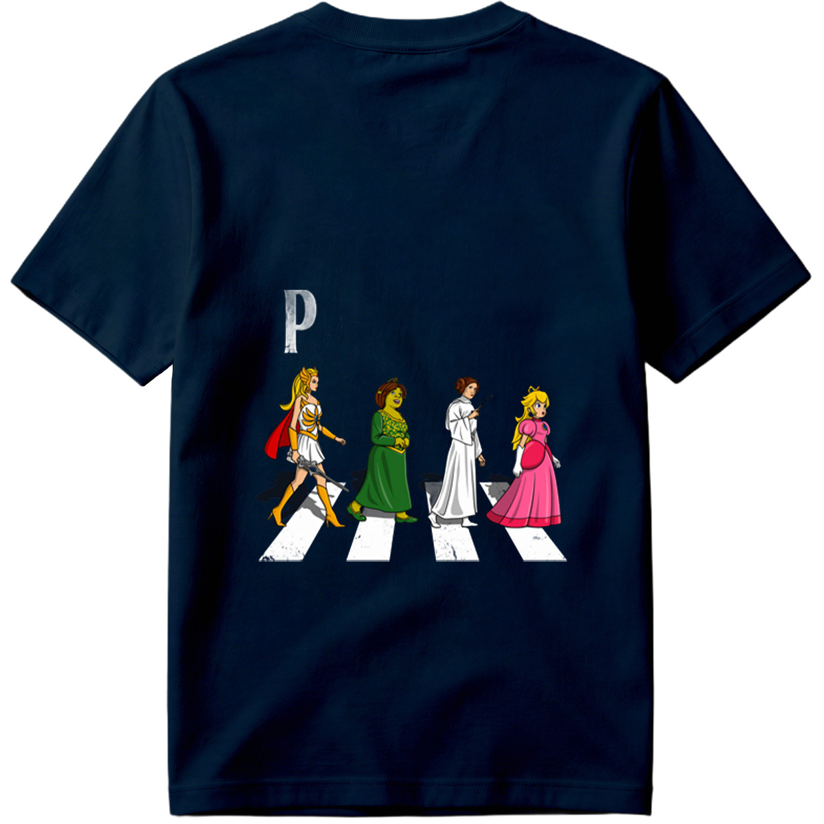 The Princesses: Wonder Woman, Shrek, Princess Leia, and Princess Peach - Tee