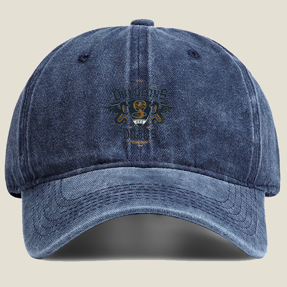 All Valley Dungeons and Dojos Tournament - Washed Denim - Baseball Cap