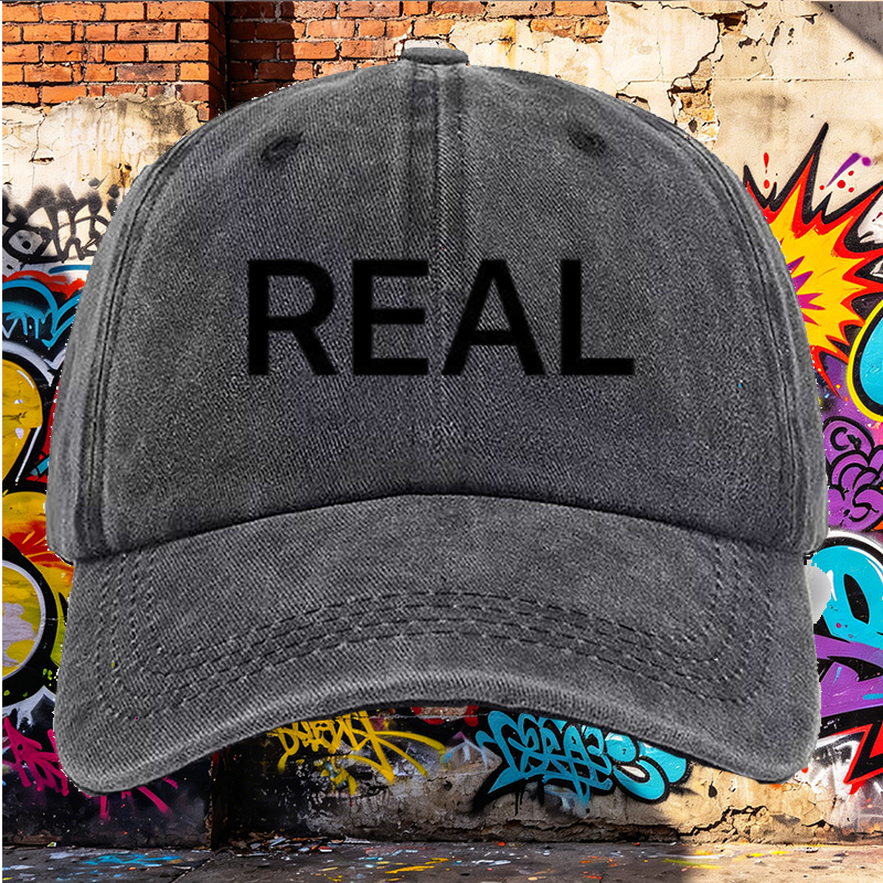 Men's Printed Washed Cap with 