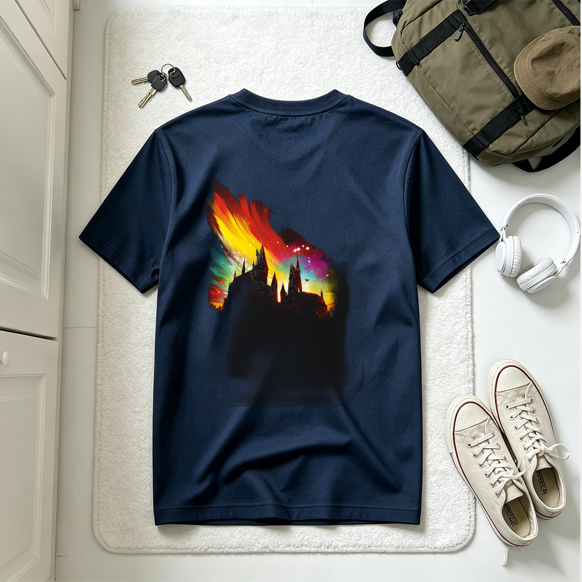 Harry Potter: Hogwarts Castle at Twilight - Tee