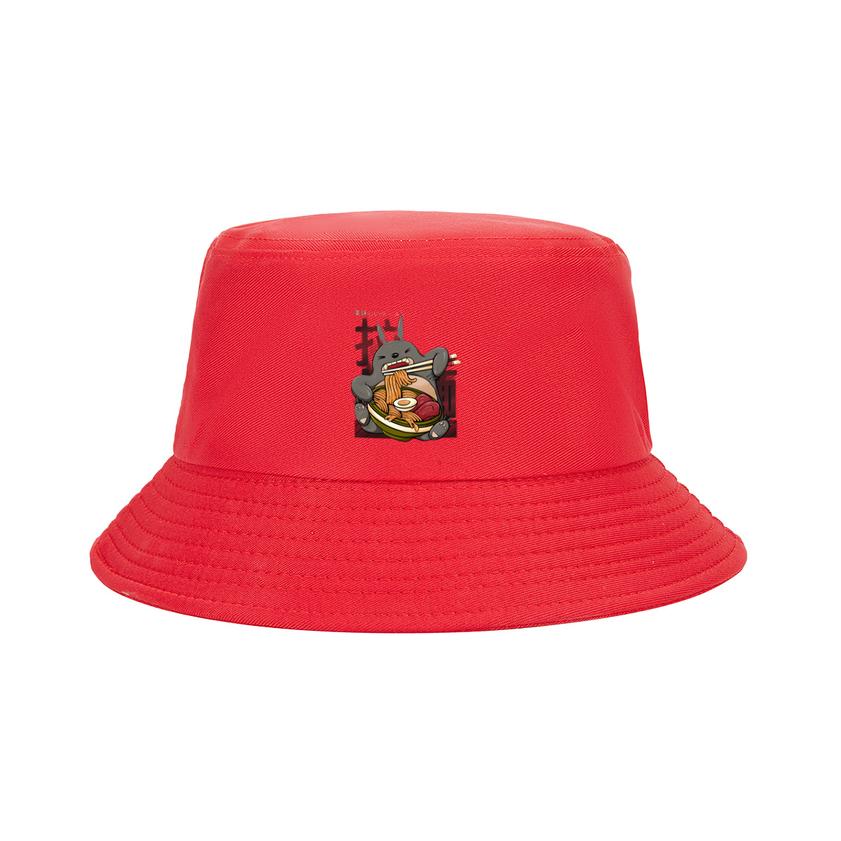 Totoro Enjoying Ramen - Fisherman's Hat
