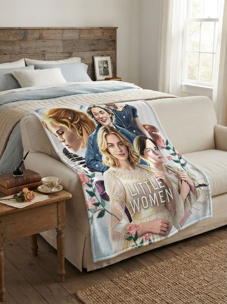 Custom Photo Flannel Throw Blanket Personalized Portrait Fleece Cover Lightweight Ultra Soft Anti Pilling Bed Sofa Wrap